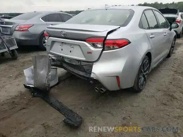 4 Photograph of a damaged car JTDS4MCE0NJ085516 TOYOTA COROLLA 2022