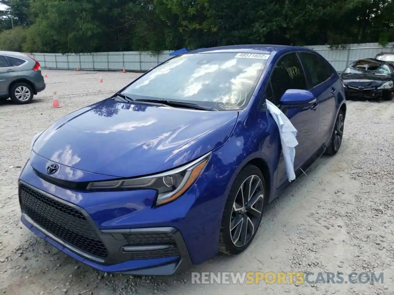 2 Photograph of a damaged car JTDS4MCE0NJ085774 TOYOTA COROLLA 2022