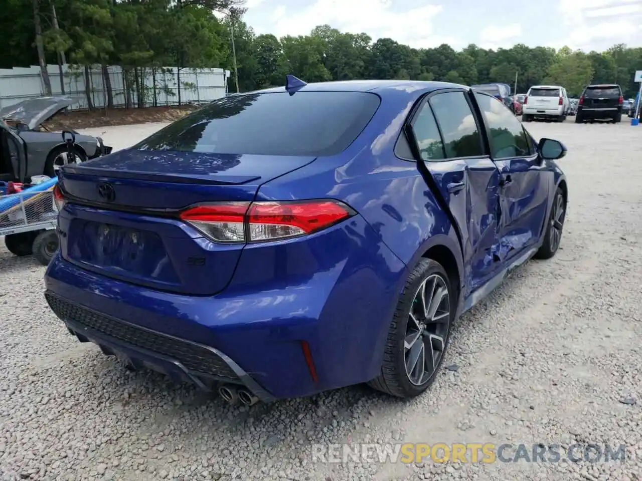 4 Photograph of a damaged car JTDS4MCE0NJ085774 TOYOTA COROLLA 2022