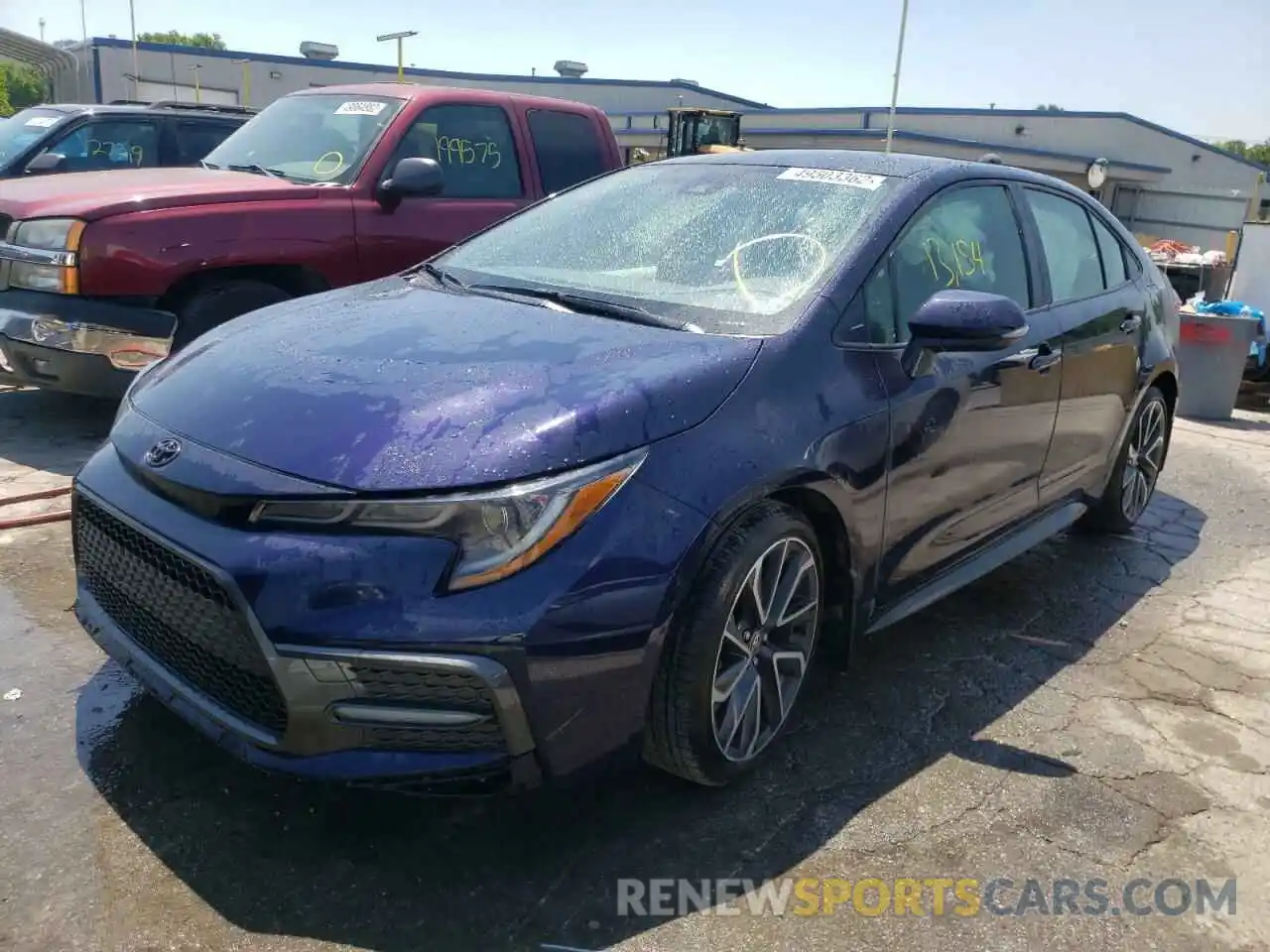 2 Photograph of a damaged car JTDS4MCE0NJ086746 TOYOTA COROLLA 2022