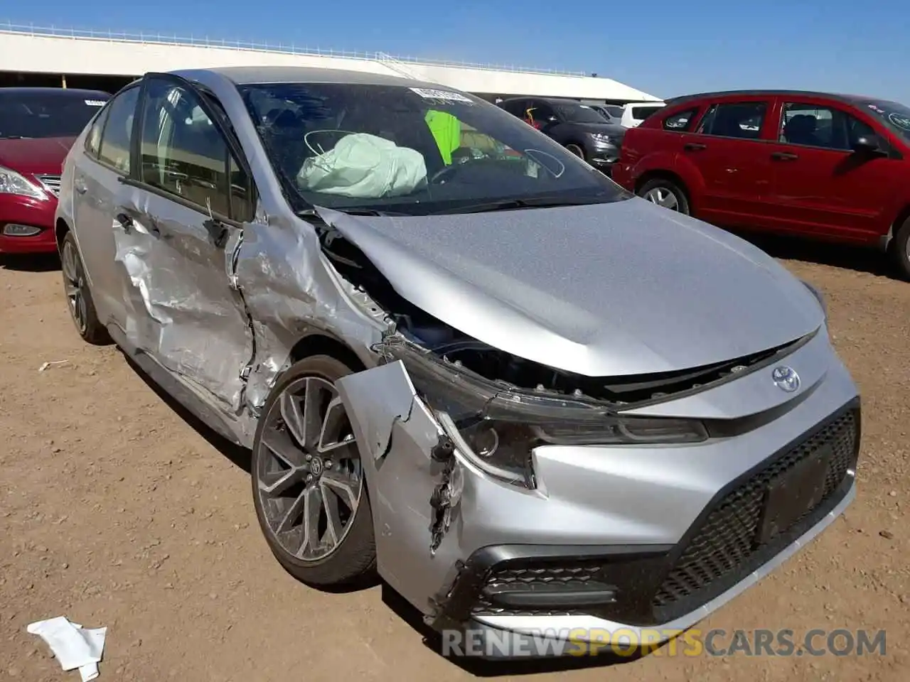 1 Photograph of a damaged car JTDS4MCE0NJ089243 TOYOTA COROLLA 2022