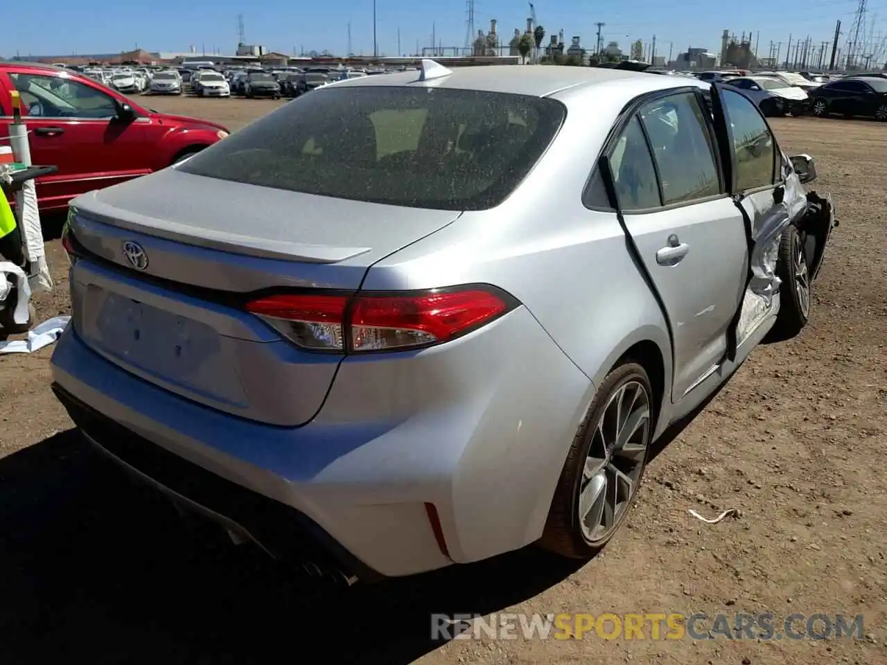 4 Photograph of a damaged car JTDS4MCE0NJ089243 TOYOTA COROLLA 2022