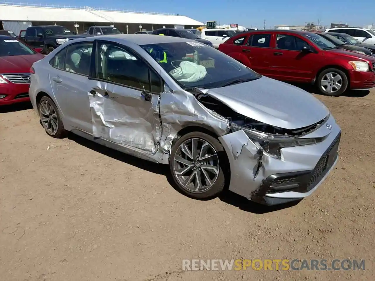 9 Photograph of a damaged car JTDS4MCE0NJ089243 TOYOTA COROLLA 2022