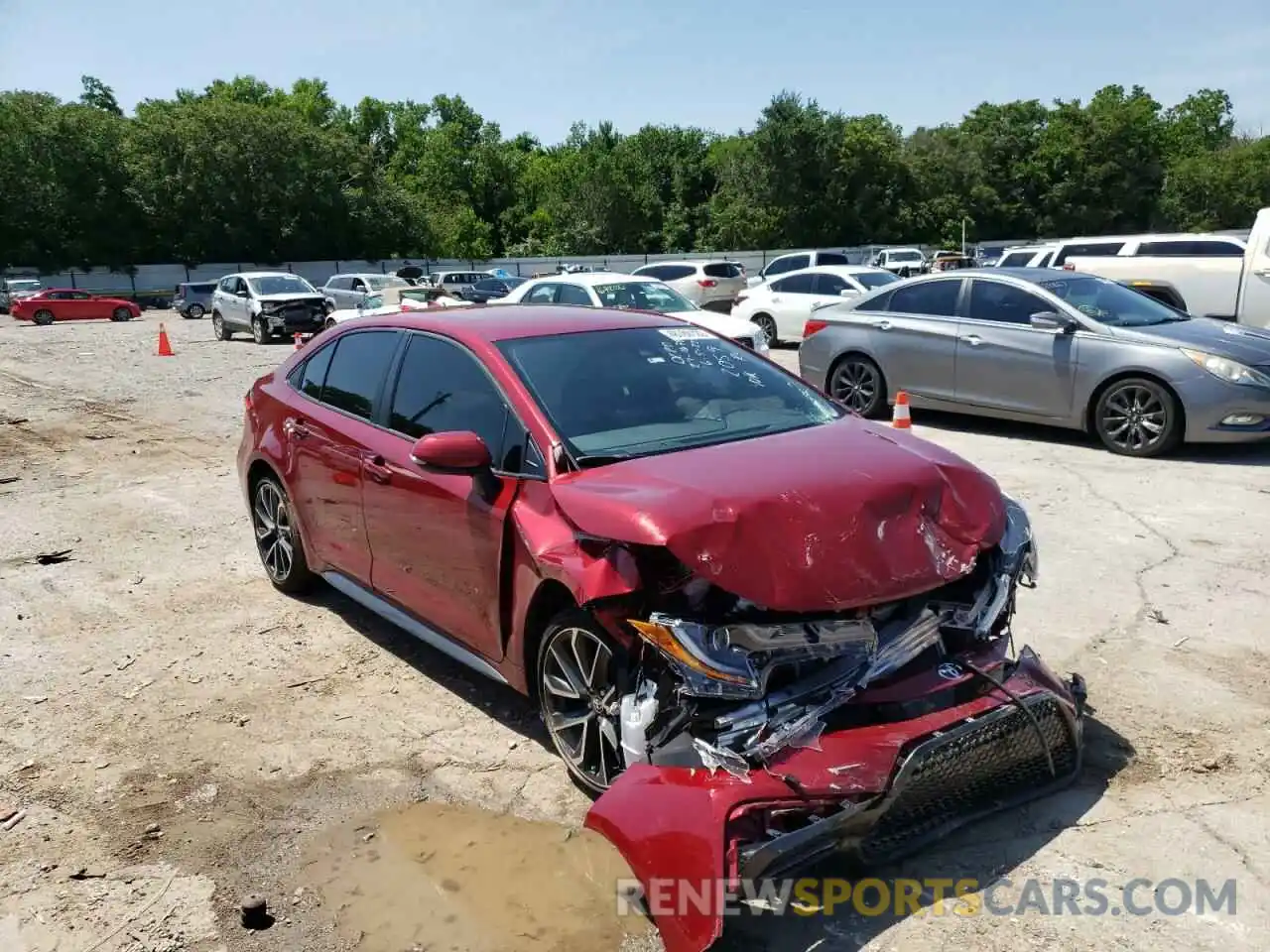 1 Photograph of a damaged car JTDS4MCE0NJ092059 TOYOTA COROLLA 2022