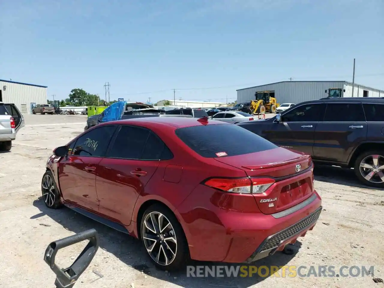 3 Photograph of a damaged car JTDS4MCE0NJ092059 TOYOTA COROLLA 2022