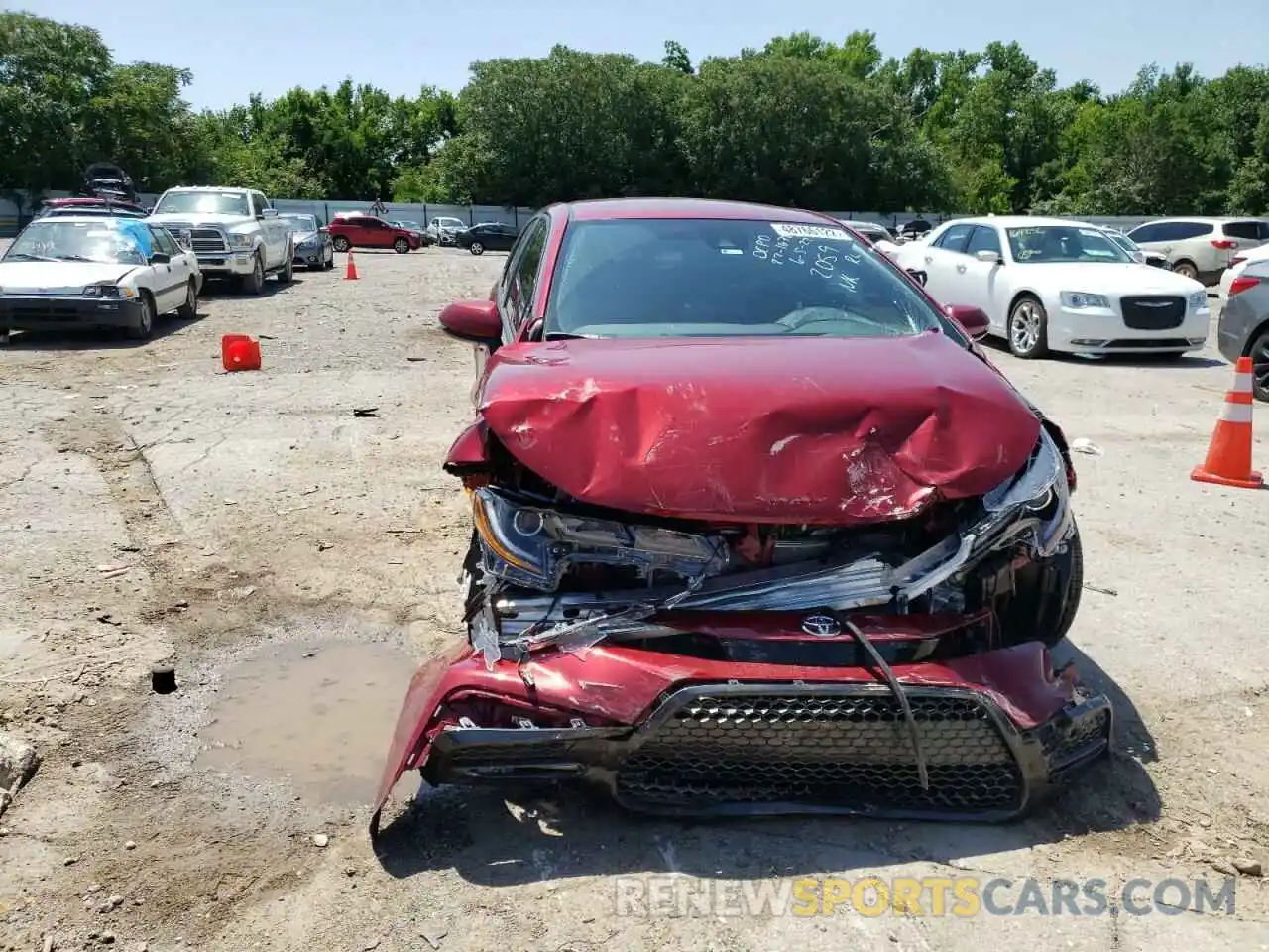 9 Photograph of a damaged car JTDS4MCE0NJ092059 TOYOTA COROLLA 2022