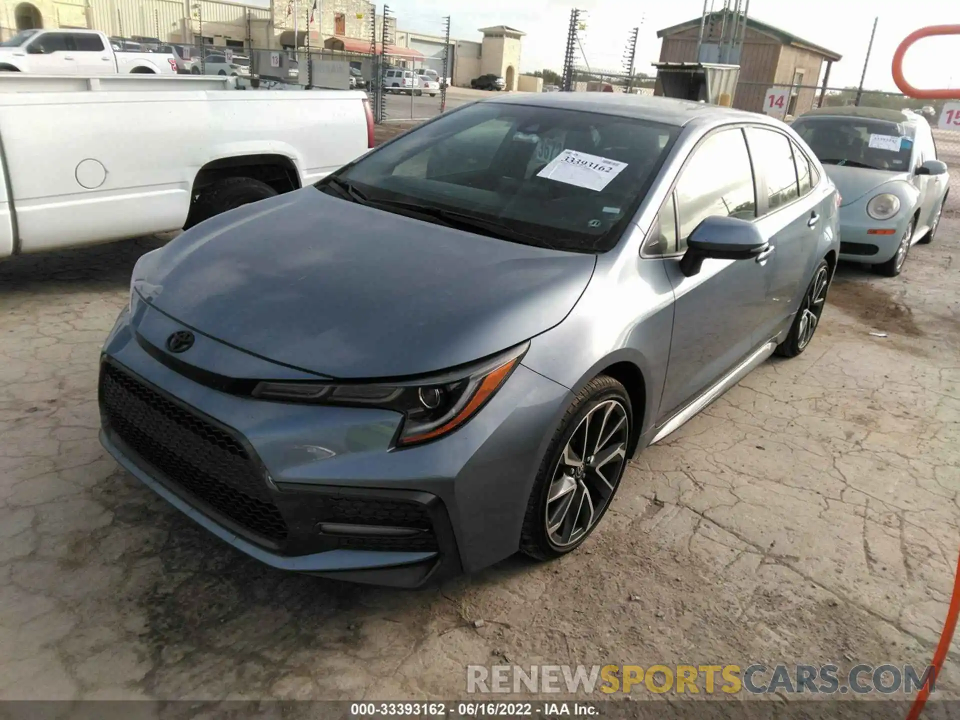 2 Photograph of a damaged car JTDS4MCE0NJ093342 TOYOTA COROLLA 2022