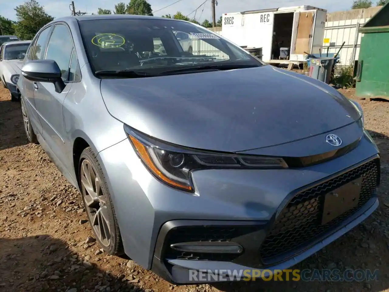 1 Photograph of a damaged car JTDS4MCE0NJ095592 TOYOTA COROLLA 2022