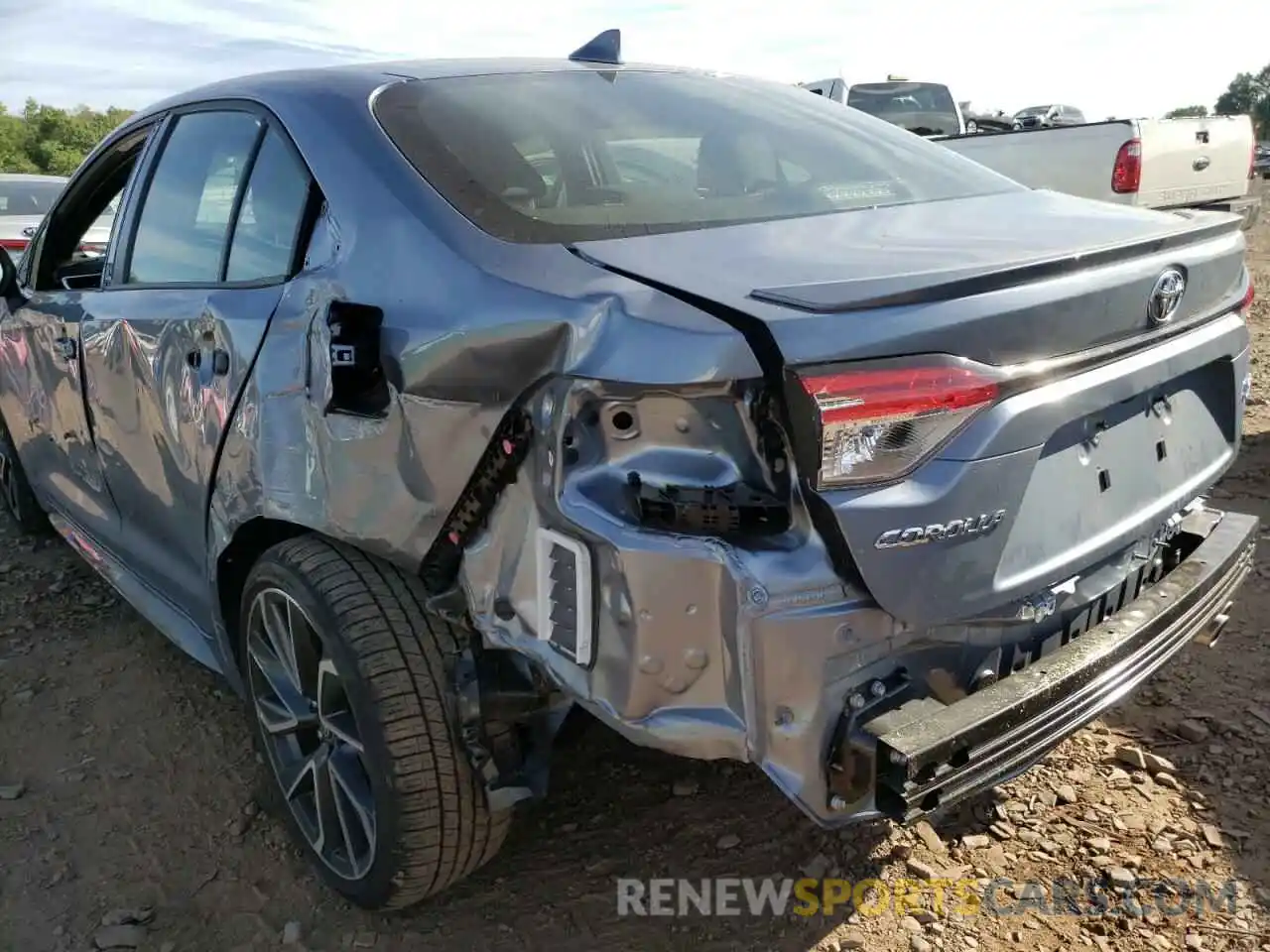 9 Photograph of a damaged car JTDS4MCE0NJ095592 TOYOTA COROLLA 2022