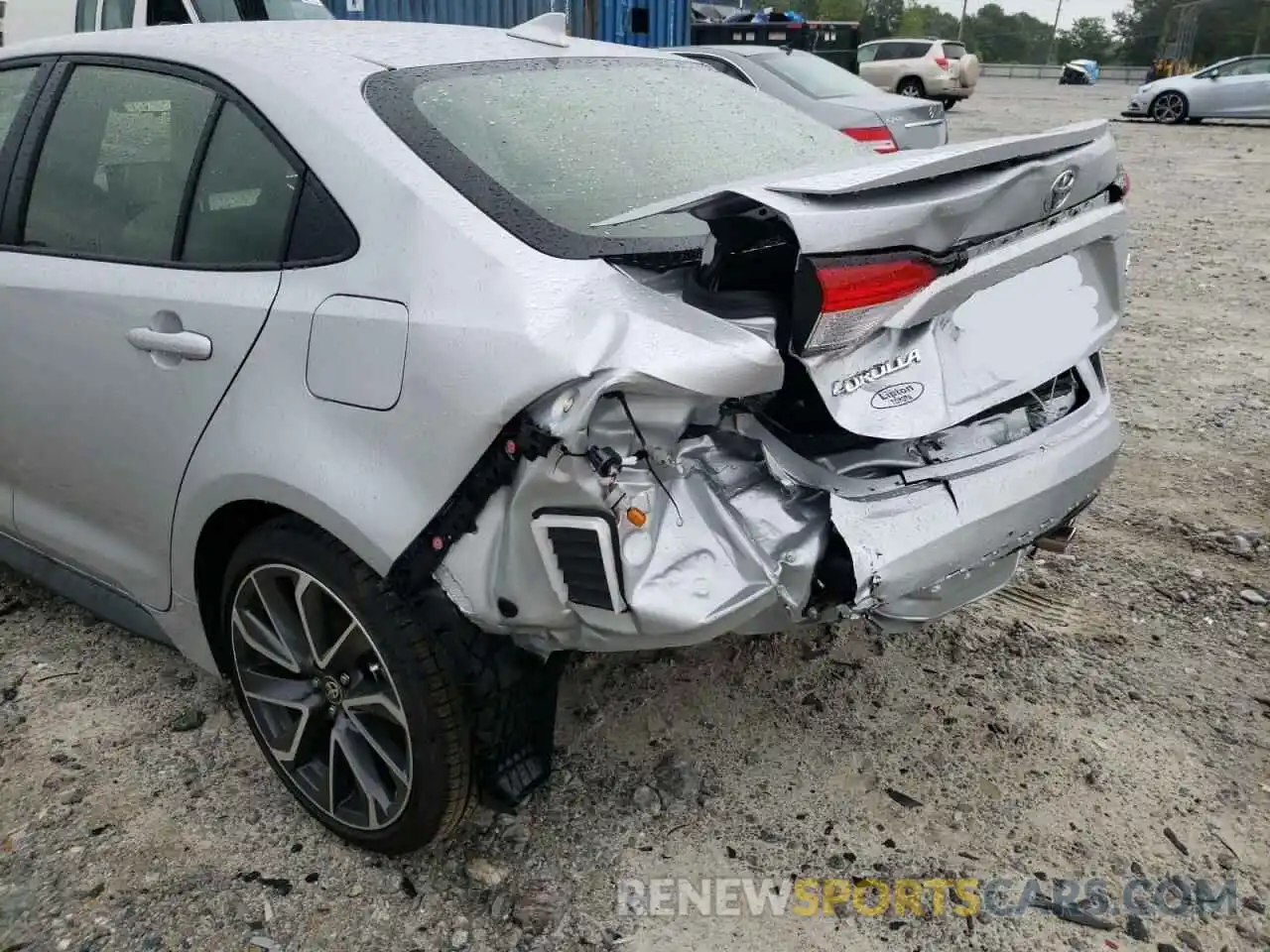 9 Photograph of a damaged car JTDS4MCE1N3502002 TOYOTA COROLLA 2022