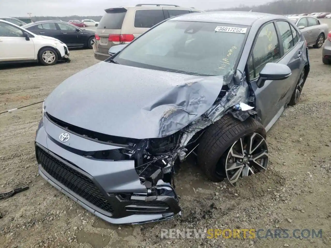 2 Photograph of a damaged car JTDS4MCE1N3503098 TOYOTA COROLLA 2022