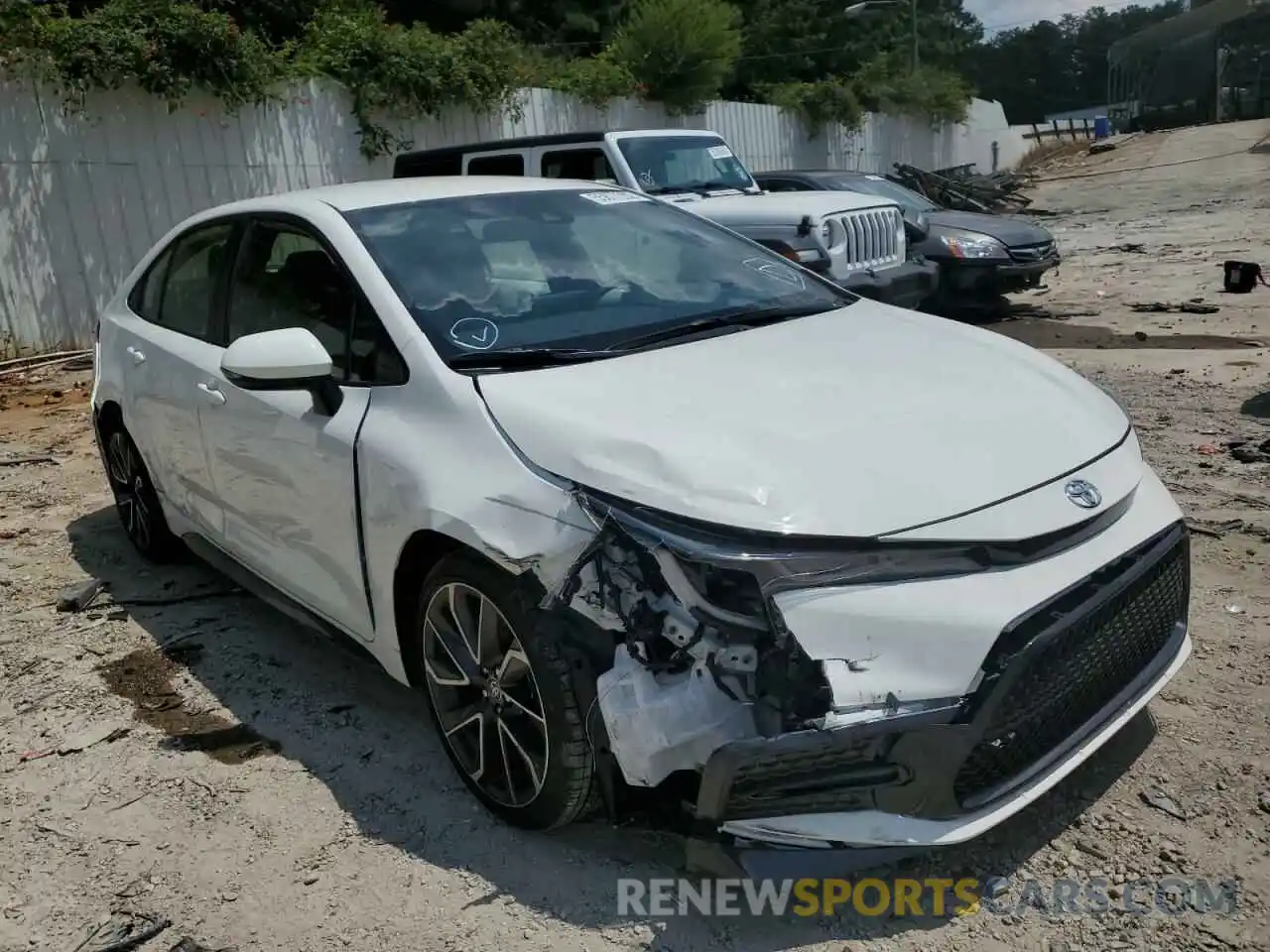 1 Photograph of a damaged car JTDS4MCE1N3507006 TOYOTA COROLLA 2022