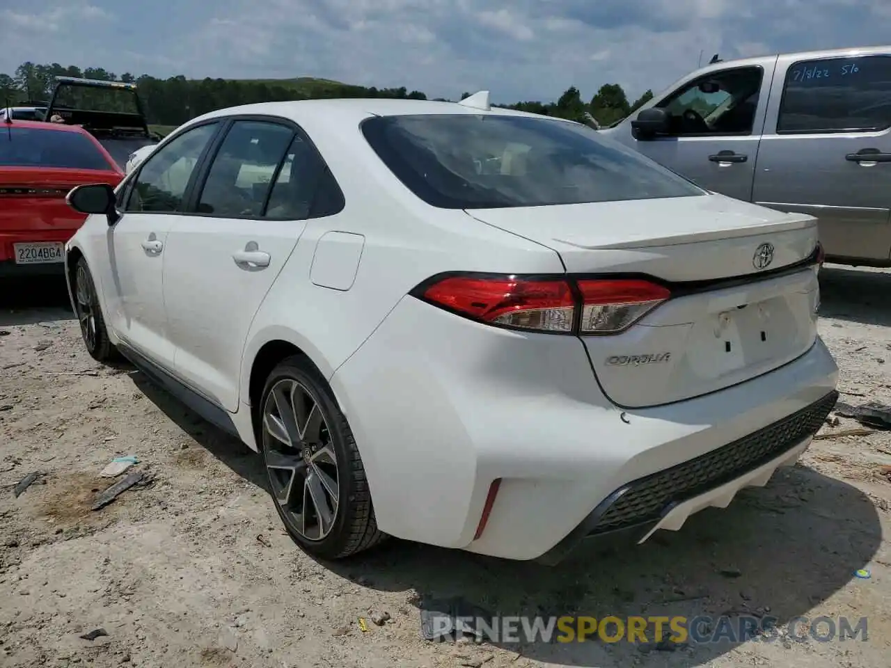 3 Photograph of a damaged car JTDS4MCE1N3507006 TOYOTA COROLLA 2022