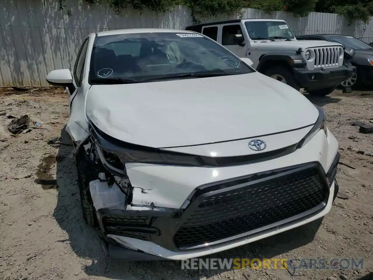 9 Photograph of a damaged car JTDS4MCE1N3507006 TOYOTA COROLLA 2022