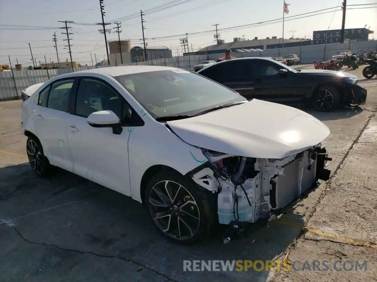 1 Photograph of a damaged car JTDS4MCE1N3510715 TOYOTA COROLLA 2022