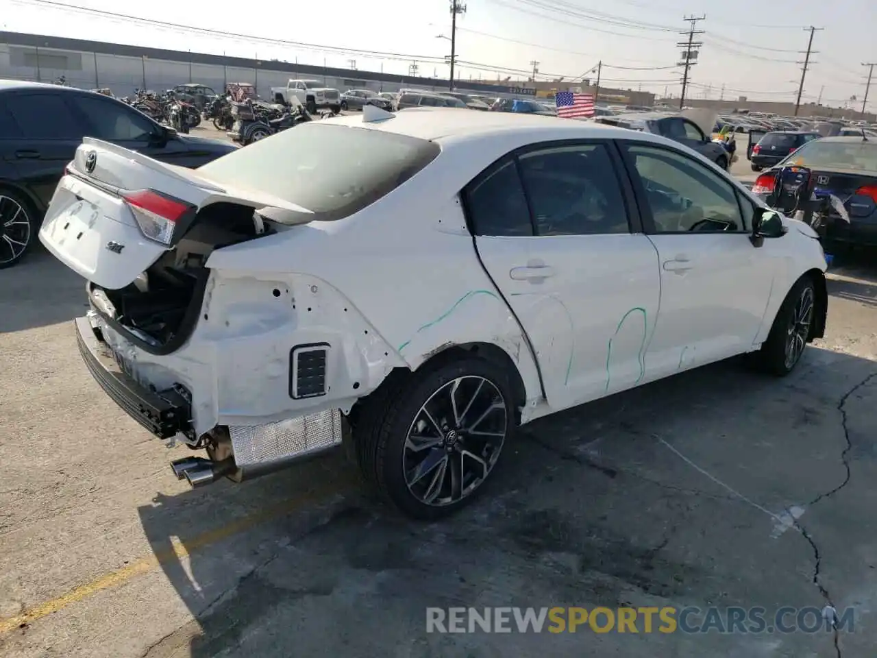 4 Photograph of a damaged car JTDS4MCE1N3510715 TOYOTA COROLLA 2022