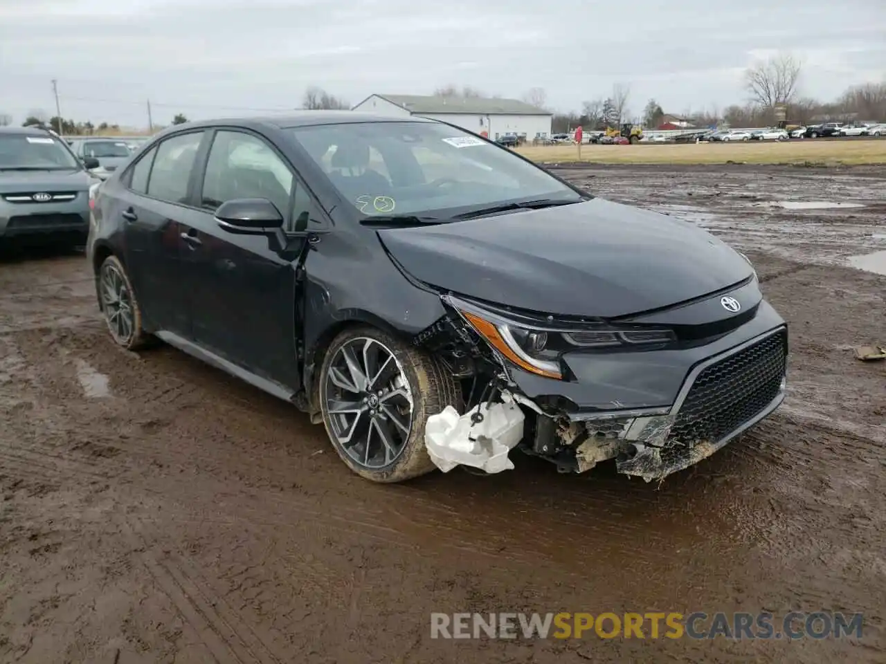 1 Photograph of a damaged car JTDS4MCE1NJ082592 TOYOTA COROLLA 2022