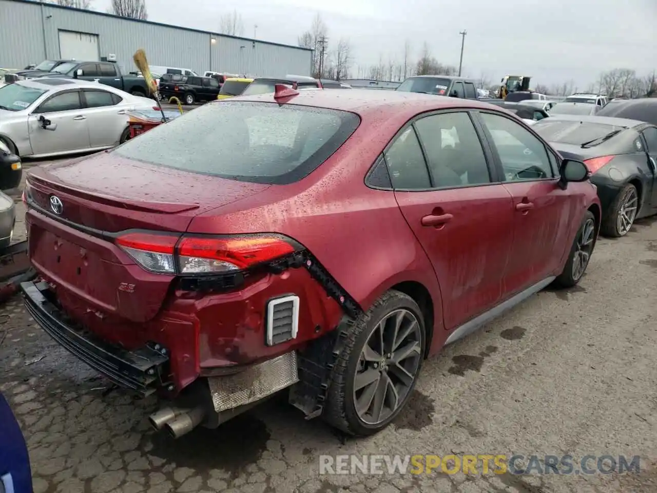 4 Photograph of a damaged car JTDS4MCE1NJ083158 TOYOTA COROLLA 2022