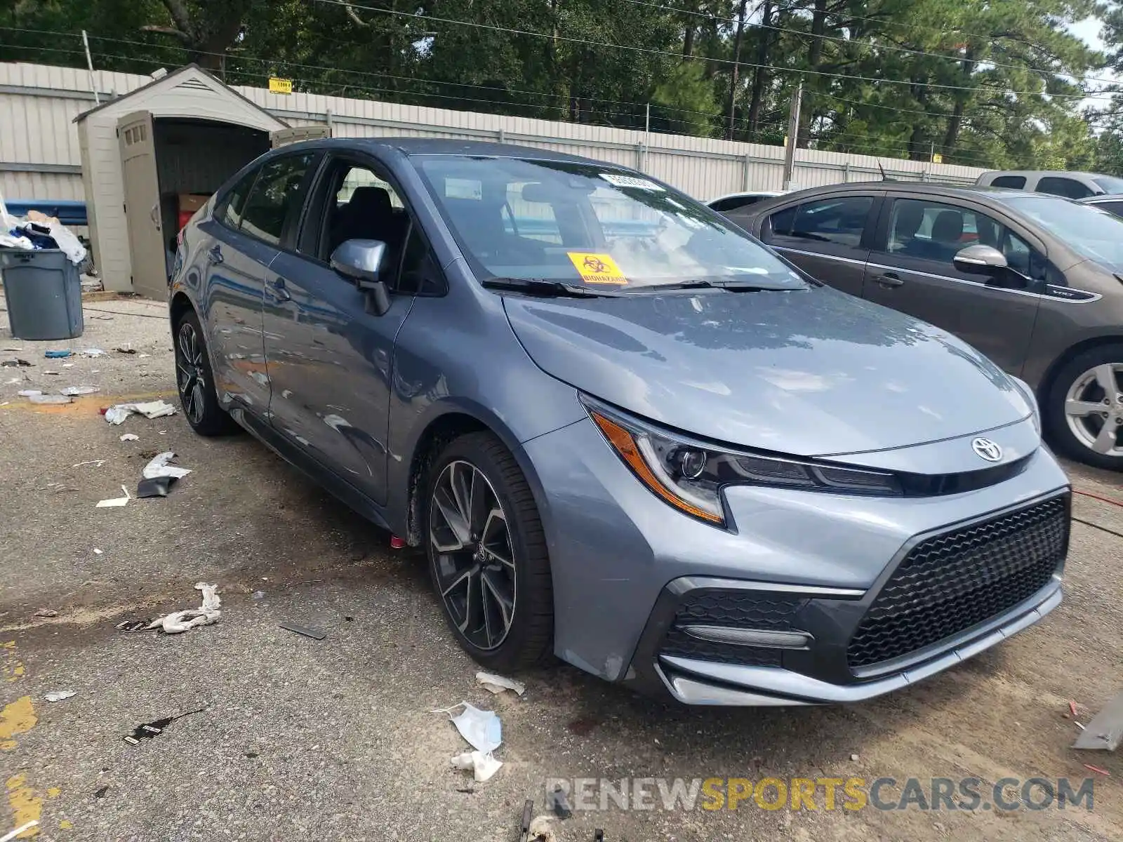 1 Photograph of a damaged car JTDS4MCE1NJ083192 TOYOTA COROLLA 2022