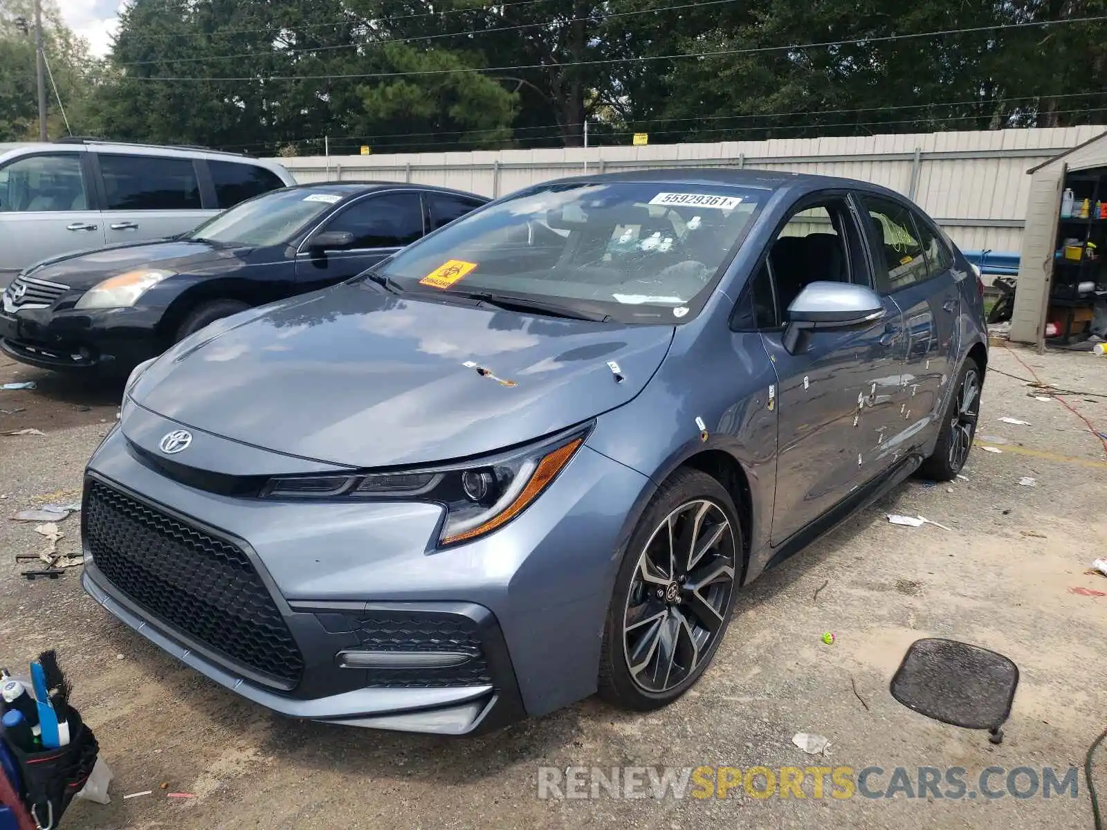 2 Photograph of a damaged car JTDS4MCE1NJ083192 TOYOTA COROLLA 2022