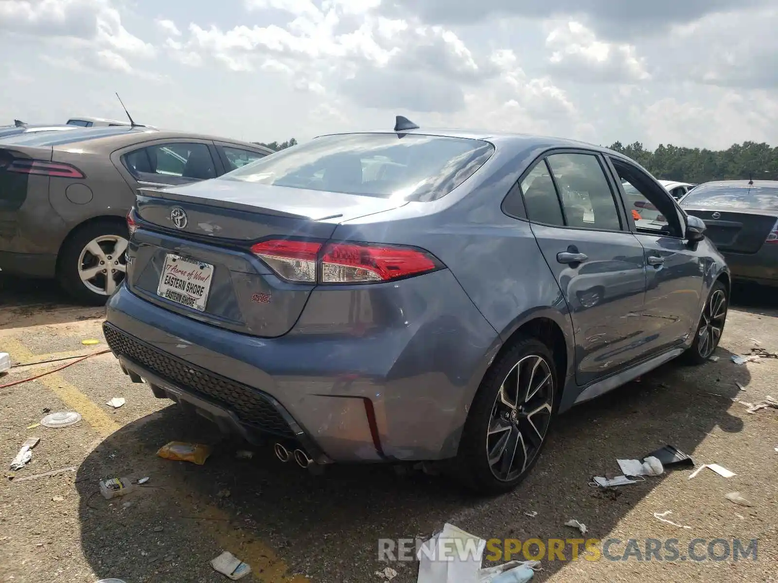 4 Photograph of a damaged car JTDS4MCE1NJ083192 TOYOTA COROLLA 2022