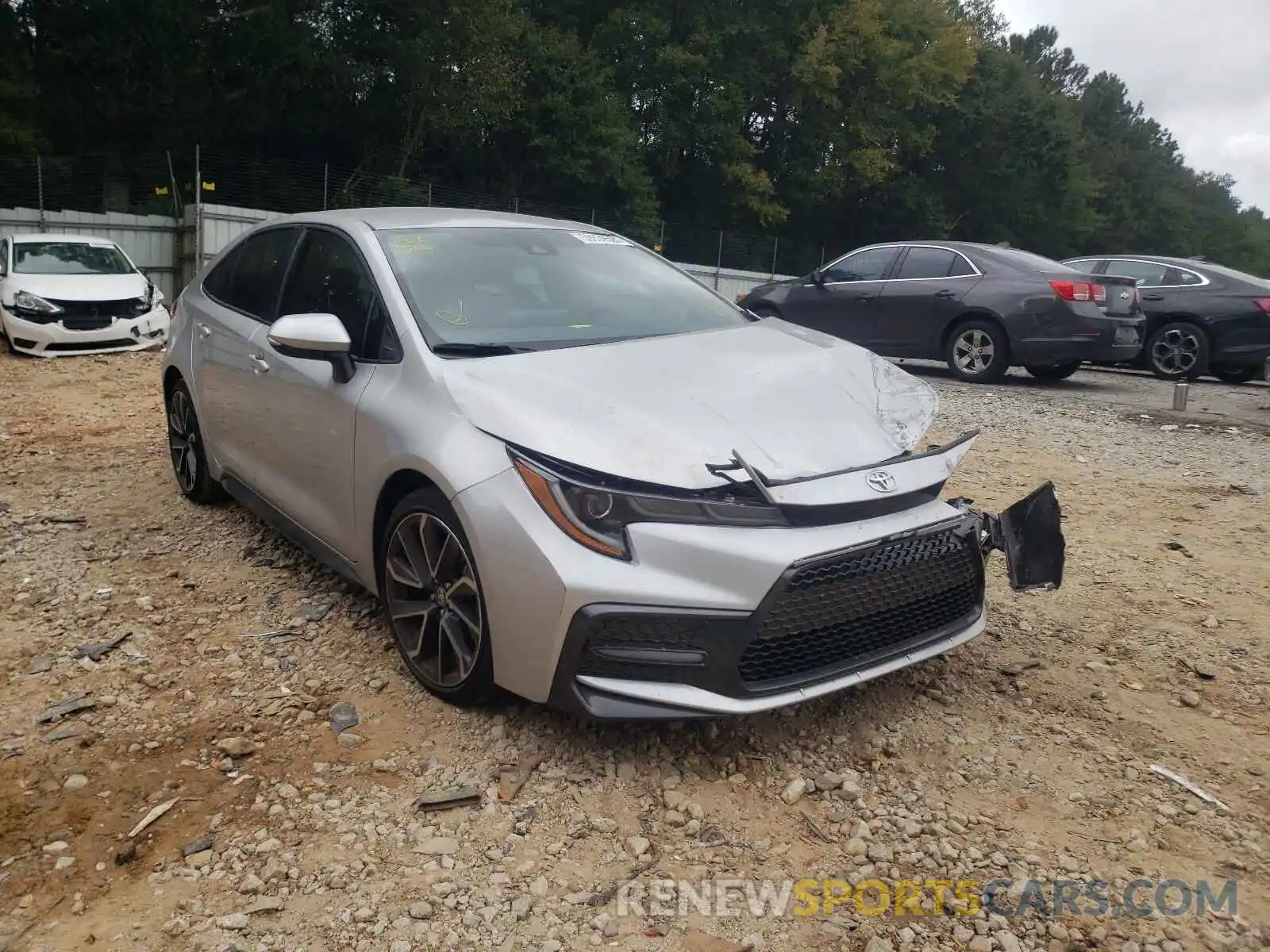 1 Photograph of a damaged car JTDS4MCE1NJ083581 TOYOTA COROLLA 2022