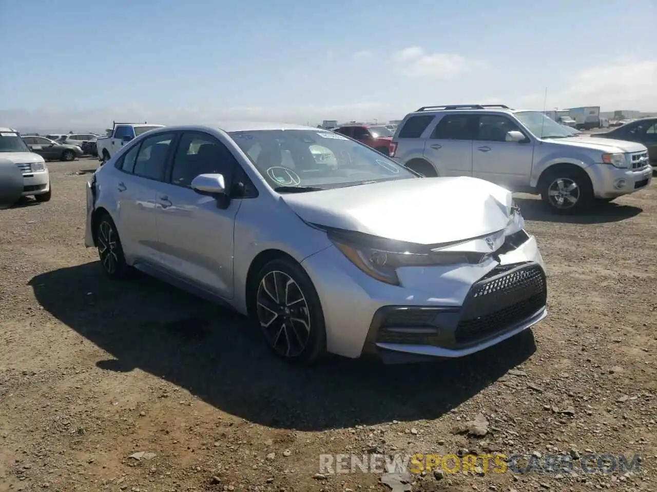 1 Photograph of a damaged car JTDS4MCE1NJ084214 TOYOTA COROLLA 2022