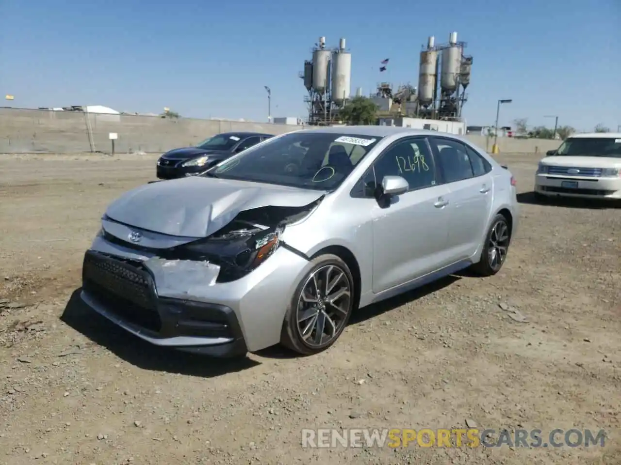 2 Photograph of a damaged car JTDS4MCE1NJ084214 TOYOTA COROLLA 2022