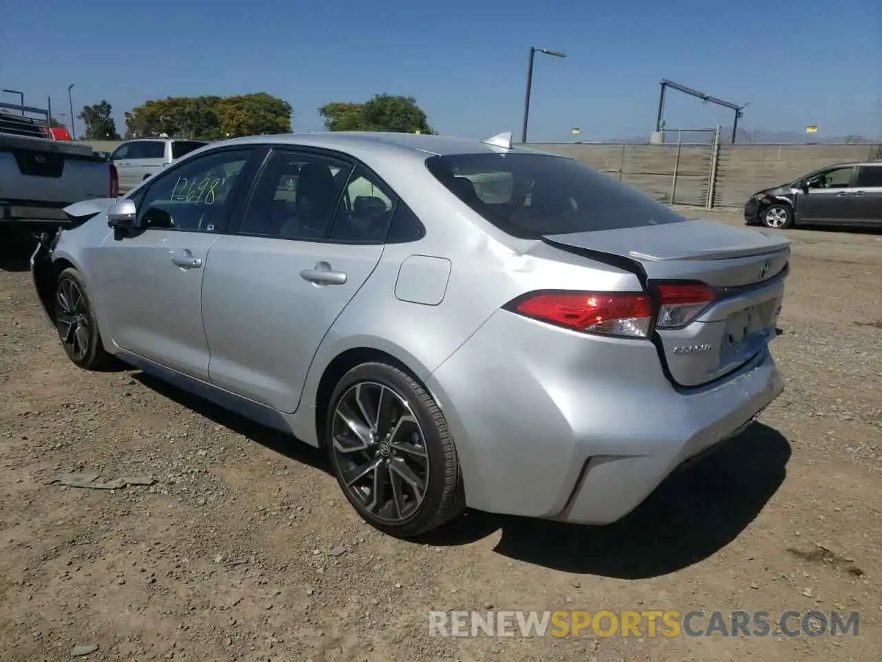 3 Photograph of a damaged car JTDS4MCE1NJ084214 TOYOTA COROLLA 2022