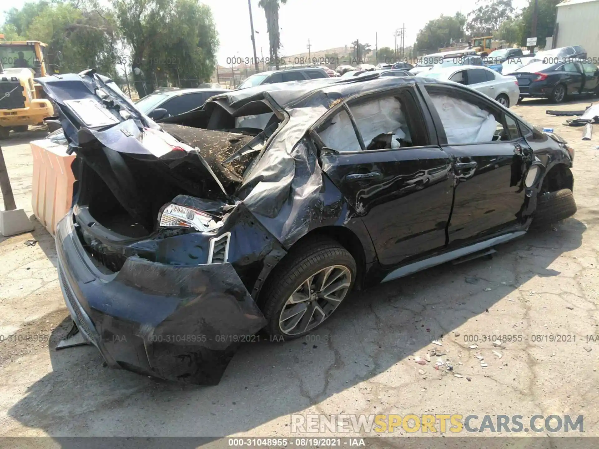 4 Photograph of a damaged car JTDS4MCE1NJ084343 TOYOTA COROLLA 2022