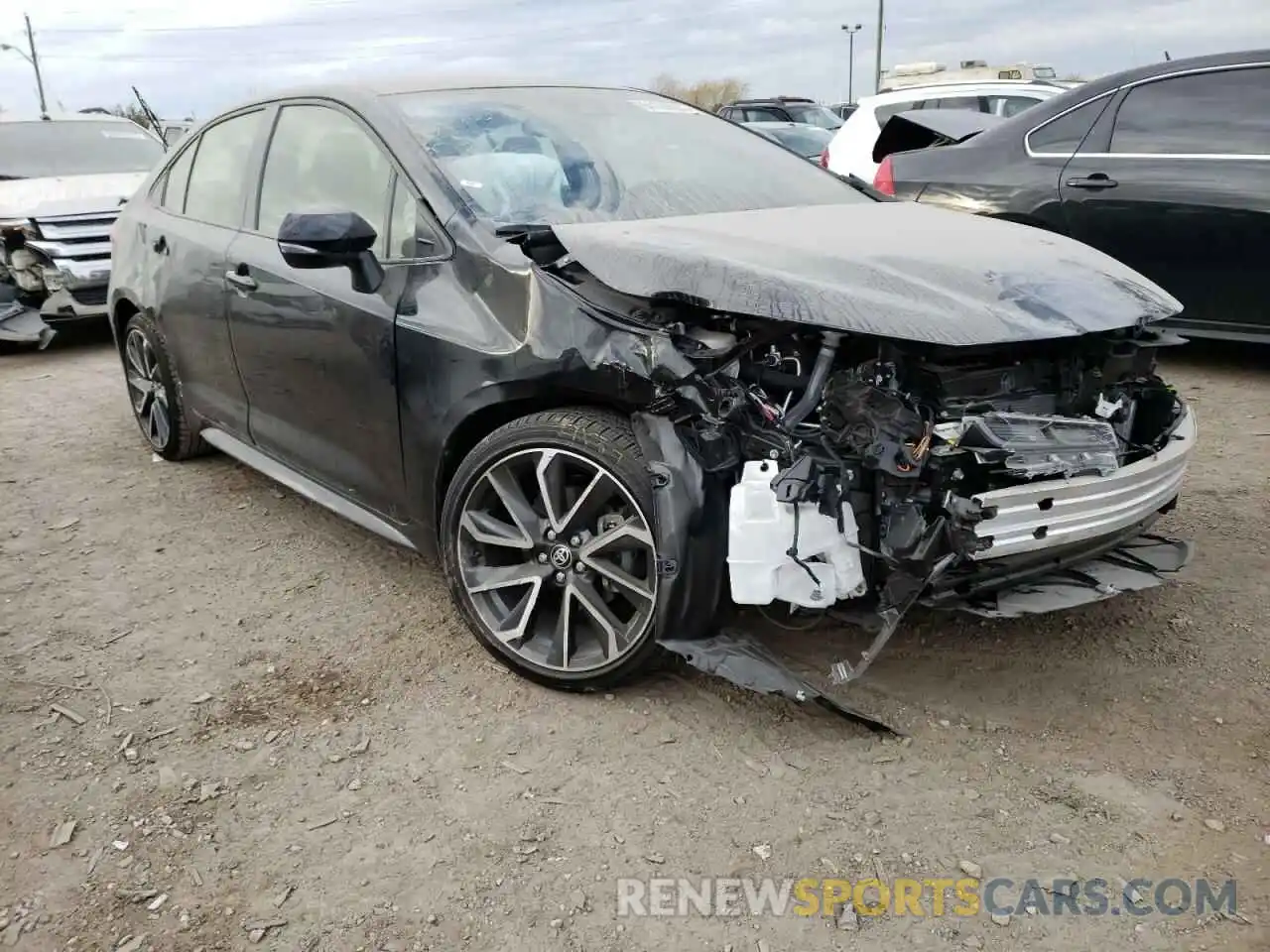 1 Photograph of a damaged car JTDS4MCE1NJ084827 TOYOTA COROLLA 2022