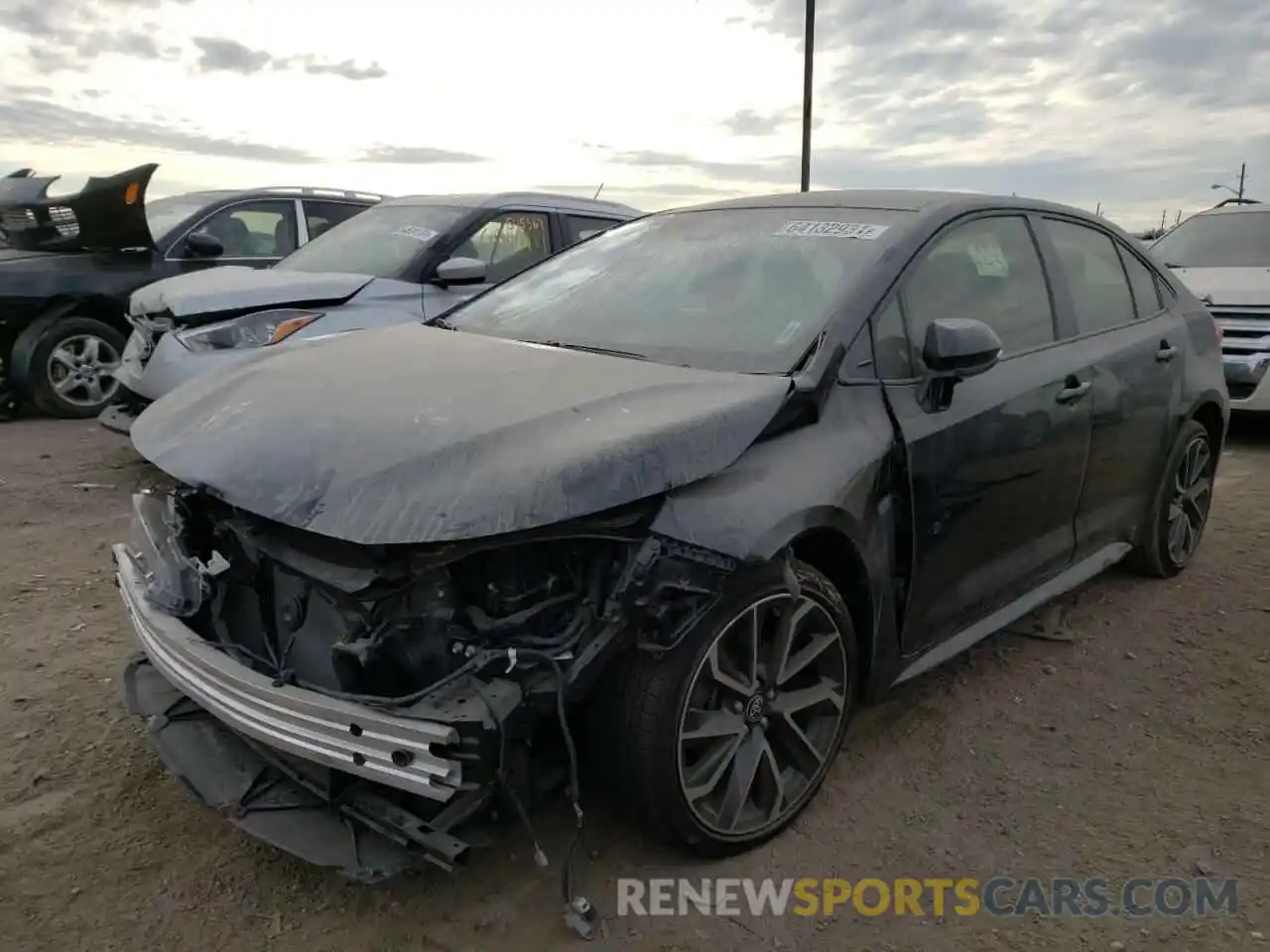 2 Photograph of a damaged car JTDS4MCE1NJ084827 TOYOTA COROLLA 2022