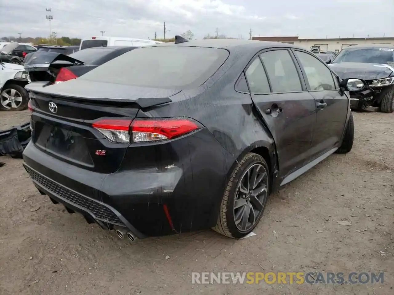 4 Photograph of a damaged car JTDS4MCE1NJ084827 TOYOTA COROLLA 2022