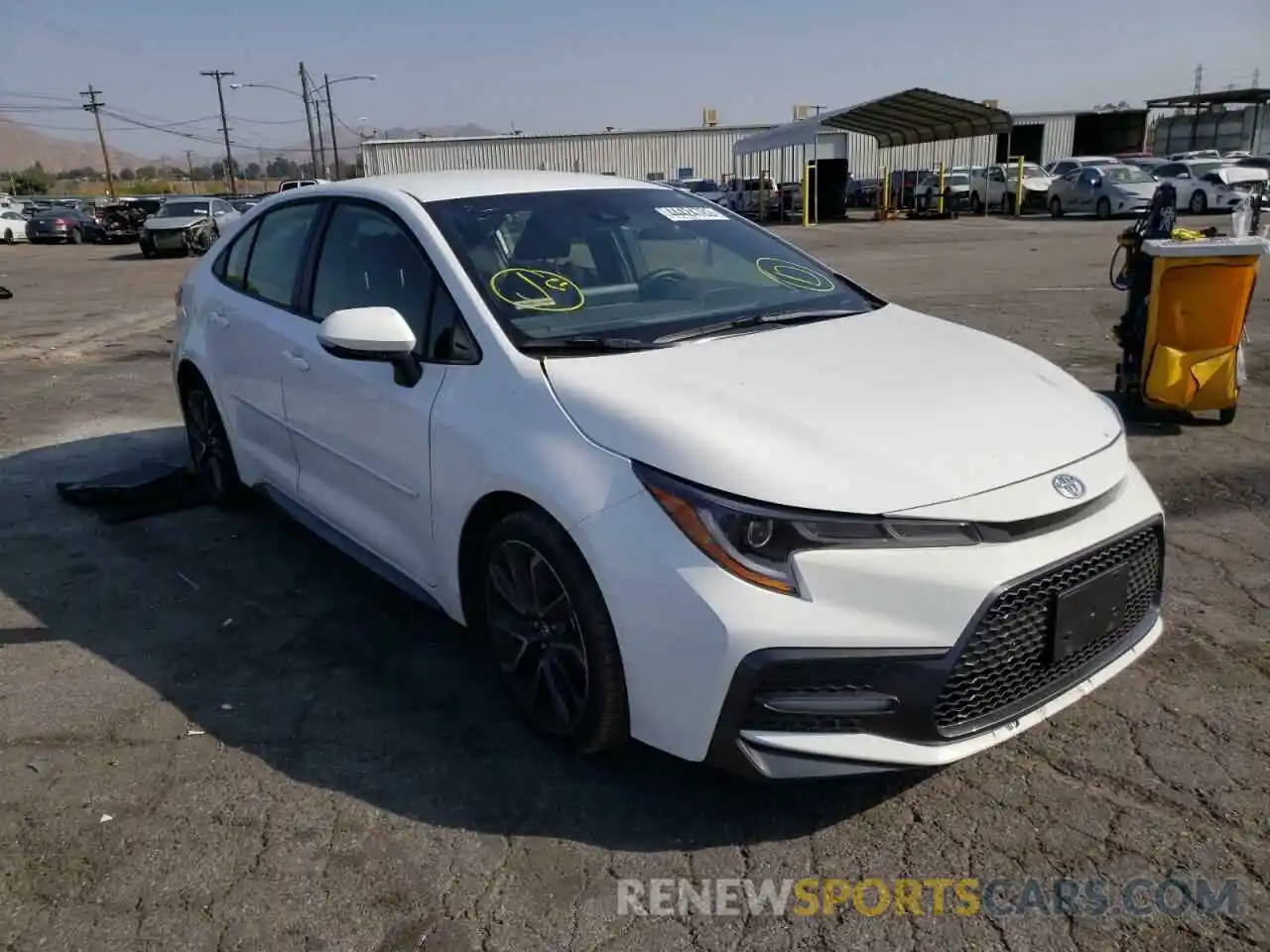 1 Photograph of a damaged car JTDS4MCE1NJ086772 TOYOTA COROLLA 2022