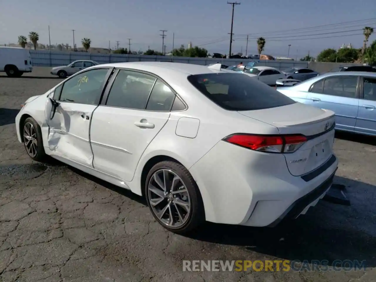 3 Photograph of a damaged car JTDS4MCE1NJ086772 TOYOTA COROLLA 2022