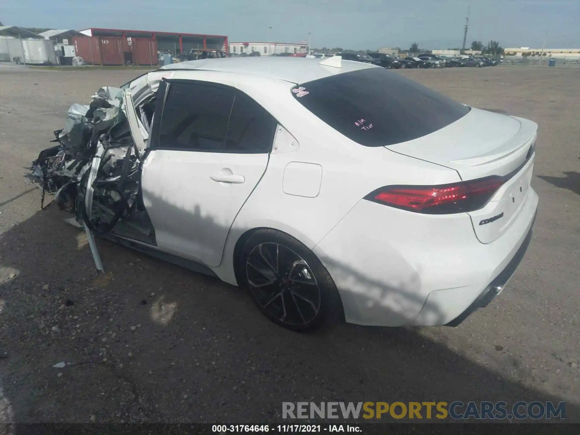 3 Photograph of a damaged car JTDS4MCE1NJ087632 TOYOTA COROLLA 2022