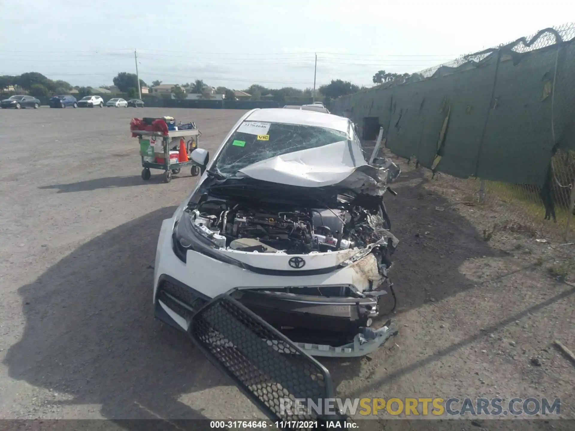 6 Photograph of a damaged car JTDS4MCE1NJ087632 TOYOTA COROLLA 2022