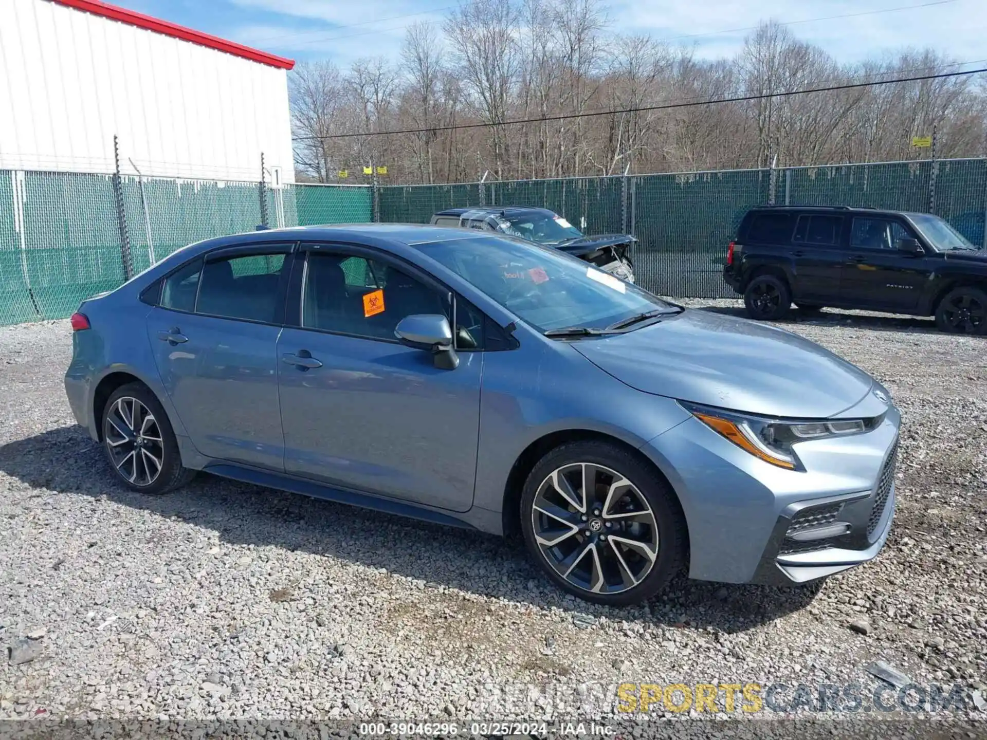 1 Photograph of a damaged car JTDS4MCE1NJ088473 TOYOTA COROLLA 2022