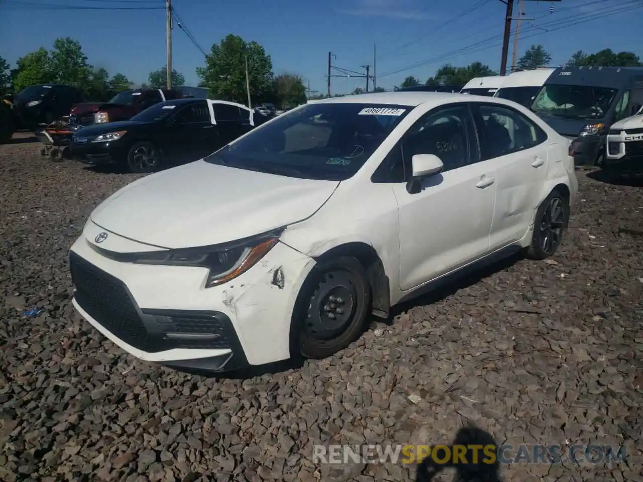 2 Photograph of a damaged car JTDS4MCE1NJ088506 TOYOTA COROLLA 2022