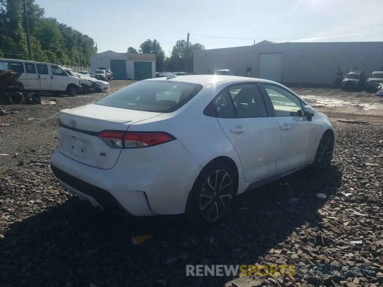 4 Photograph of a damaged car JTDS4MCE1NJ088506 TOYOTA COROLLA 2022