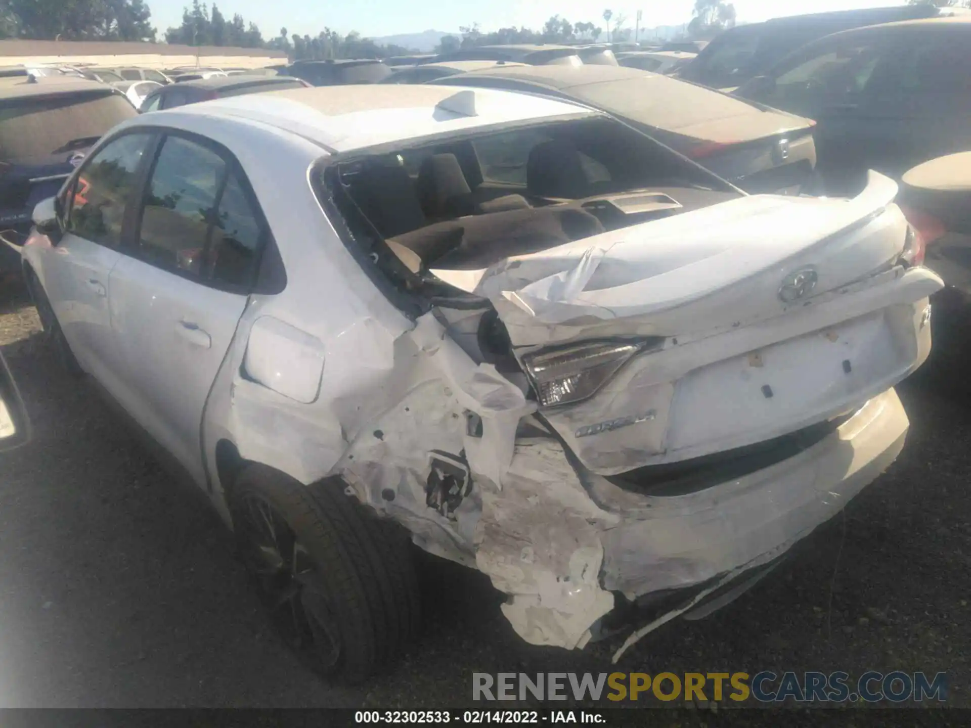 3 Photograph of a damaged car JTDS4MCE1NJ088750 TOYOTA COROLLA 2022