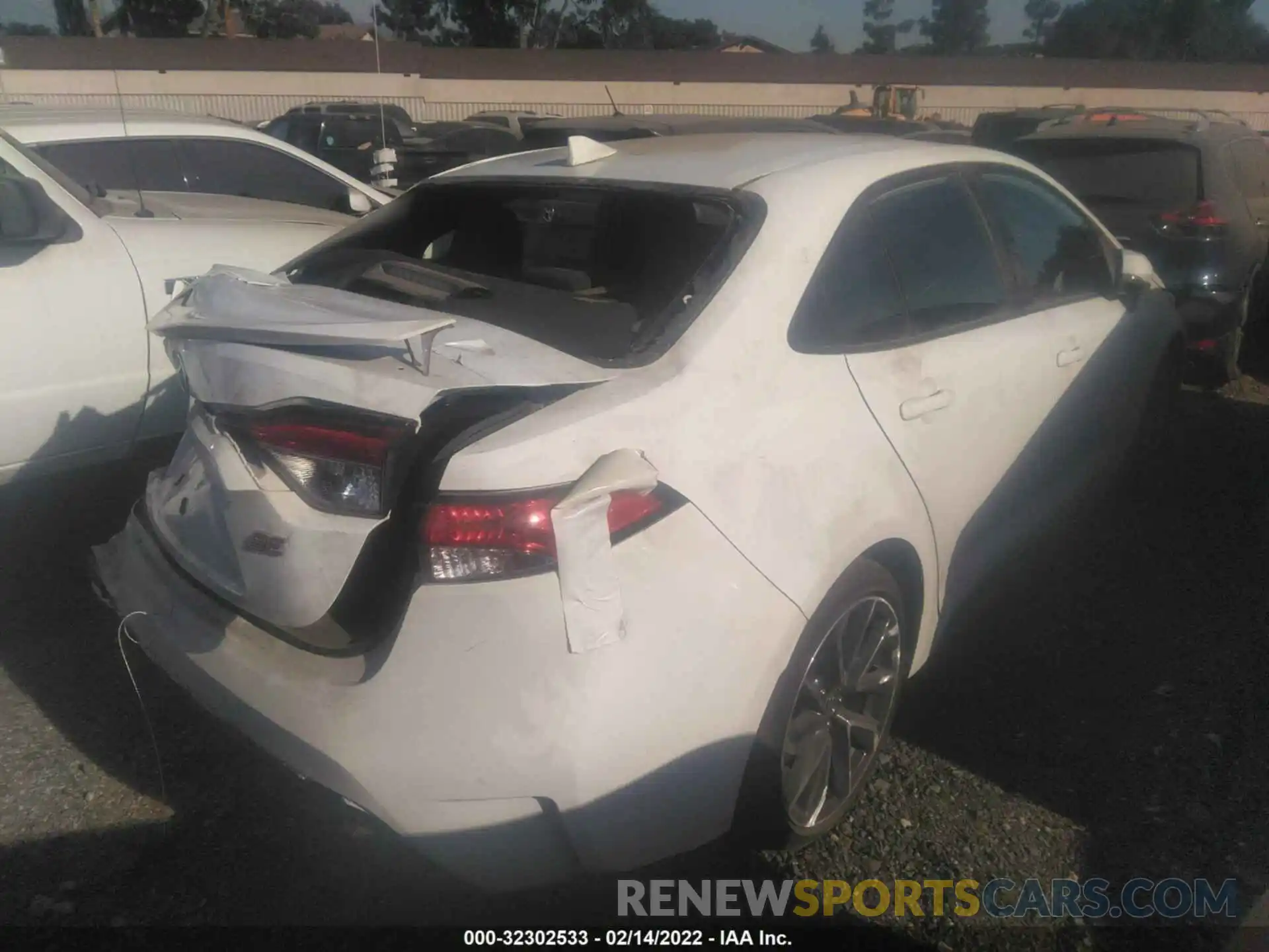 4 Photograph of a damaged car JTDS4MCE1NJ088750 TOYOTA COROLLA 2022