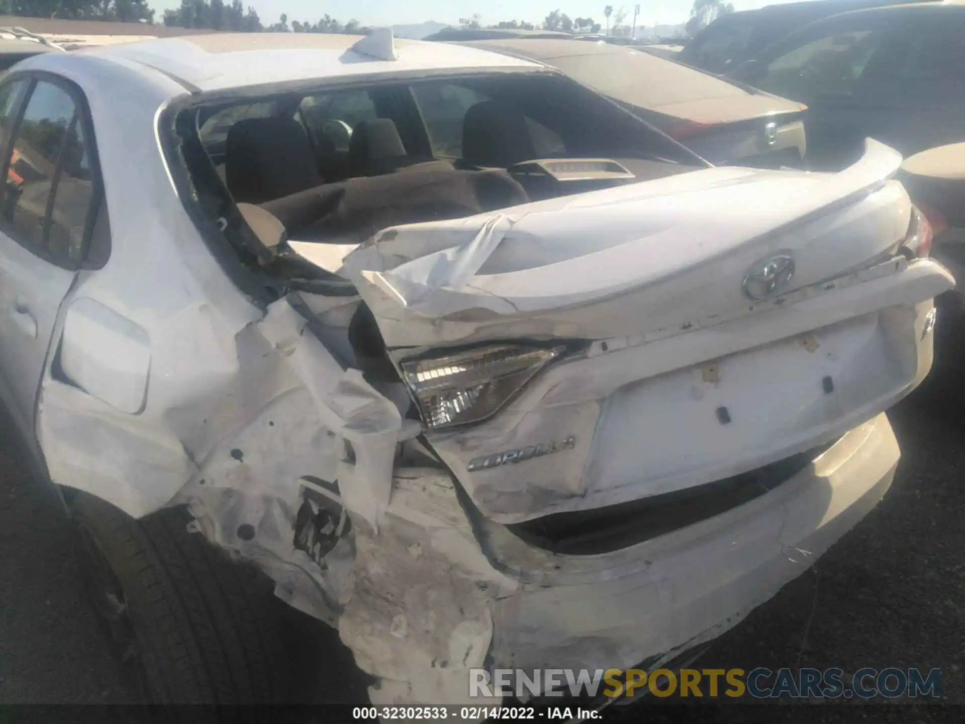 6 Photograph of a damaged car JTDS4MCE1NJ088750 TOYOTA COROLLA 2022