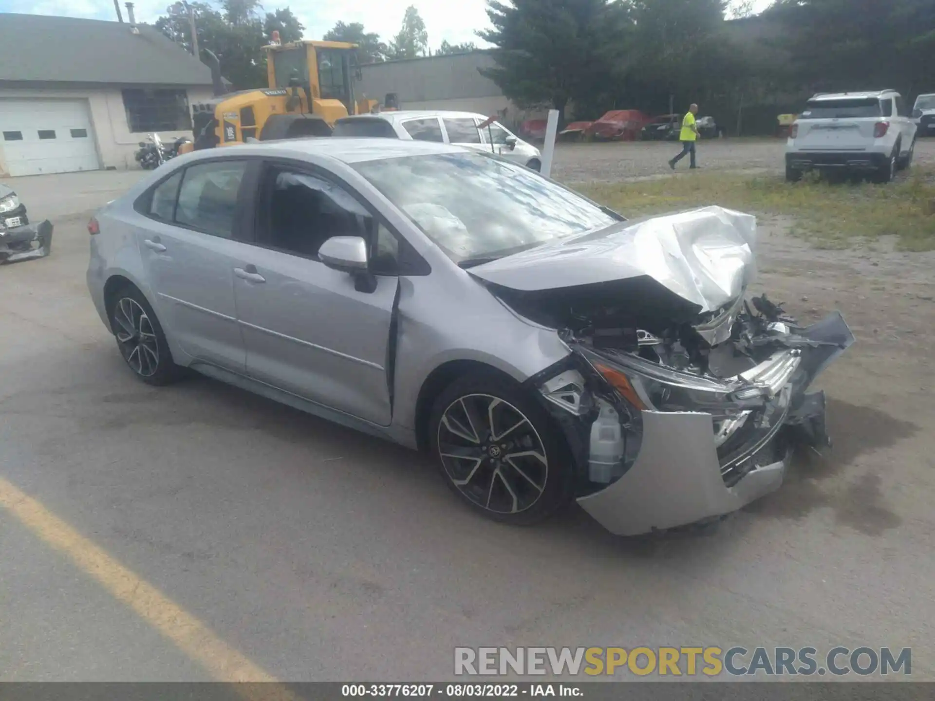 1 Photograph of a damaged car JTDS4MCE1NJ090577 TOYOTA COROLLA 2022