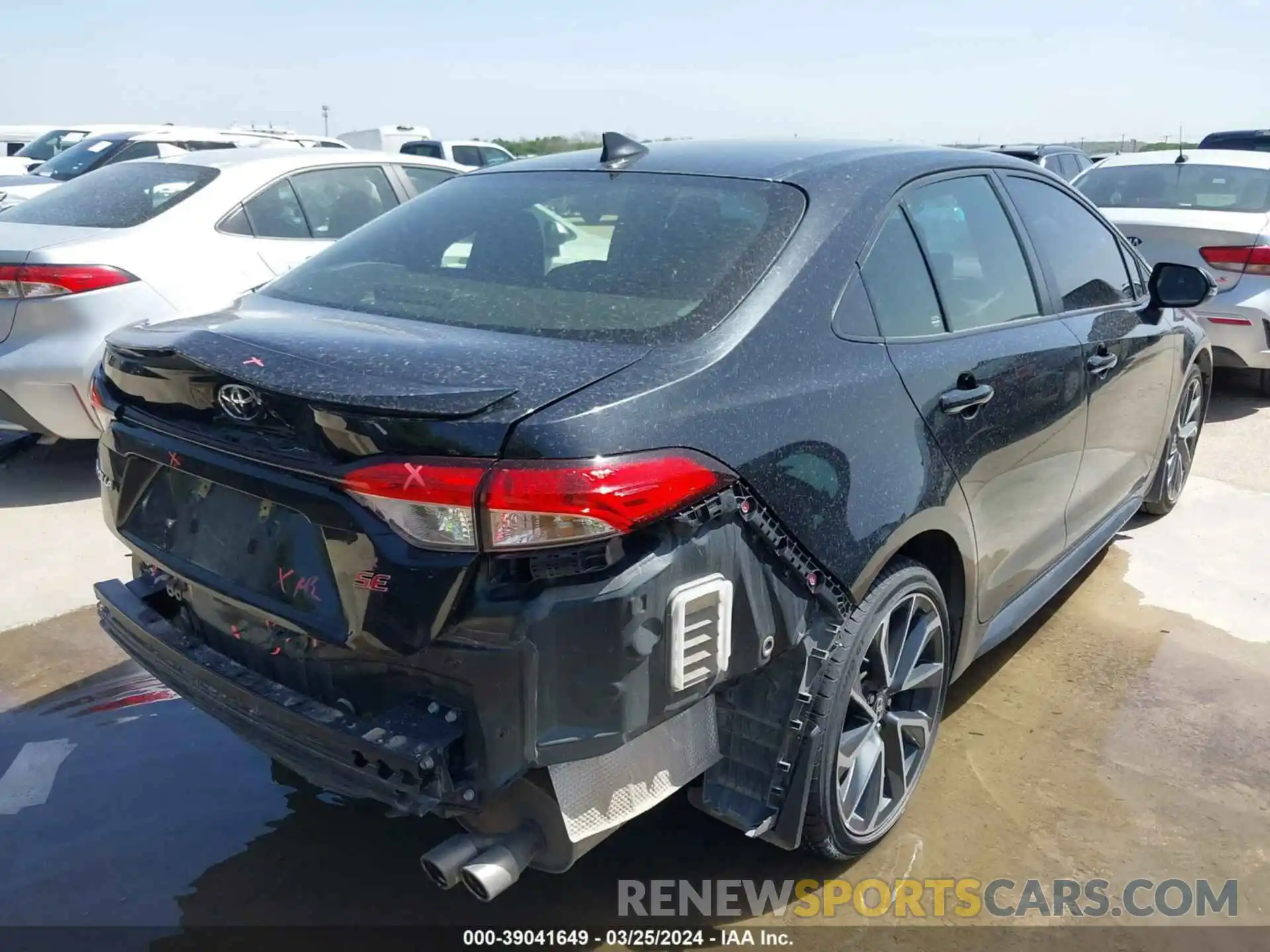 4 Photograph of a damaged car JTDS4MCE1NJ093298 TOYOTA COROLLA 2022