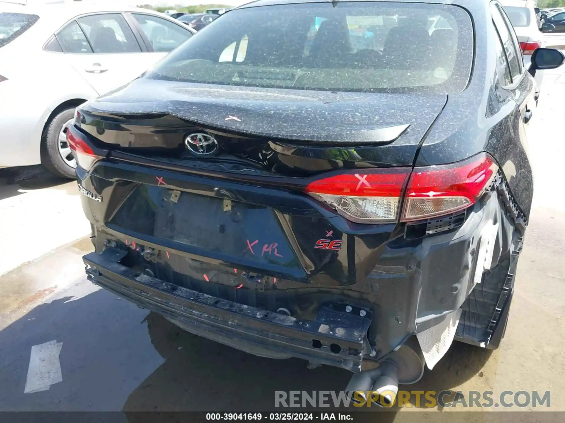 6 Photograph of a damaged car JTDS4MCE1NJ093298 TOYOTA COROLLA 2022