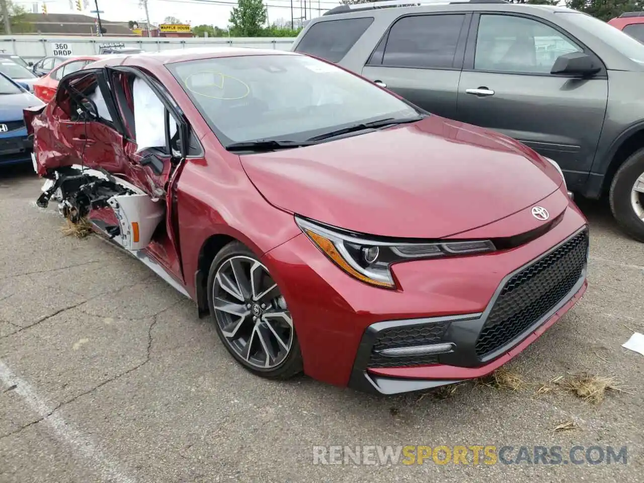 1 Photograph of a damaged car JTDS4MCE1NJ093351 TOYOTA COROLLA 2022