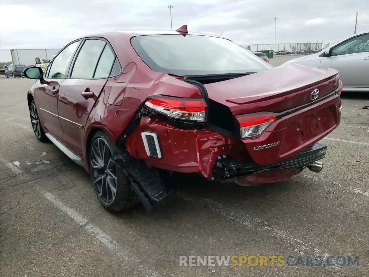 3 Photograph of a damaged car JTDS4MCE1NJ093351 TOYOTA COROLLA 2022