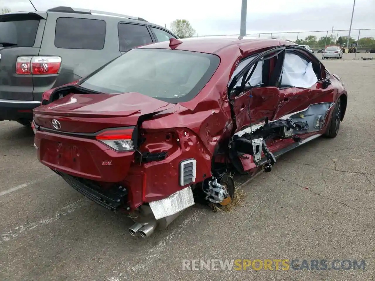 4 Photograph of a damaged car JTDS4MCE1NJ093351 TOYOTA COROLLA 2022