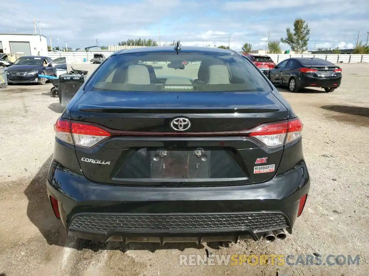 6 Photograph of a damaged car JTDS4MCE1NJ095293 TOYOTA COROLLA 2022